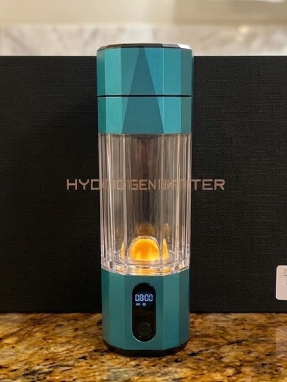 Hydrogen Water Bottle Portable Generator - Teal